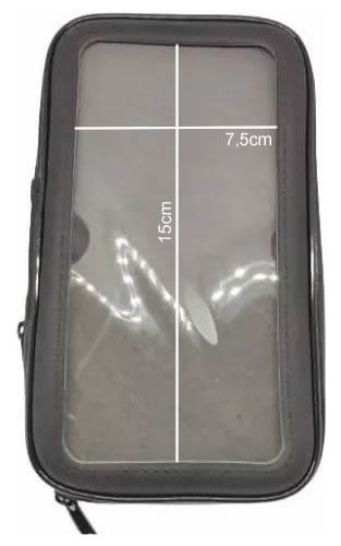 Suporte Celular Gps Bike Moto Bicicleta A Prova D'água Ziper