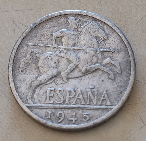 Moneda Española De 1945 (10 Cents De Peseta)