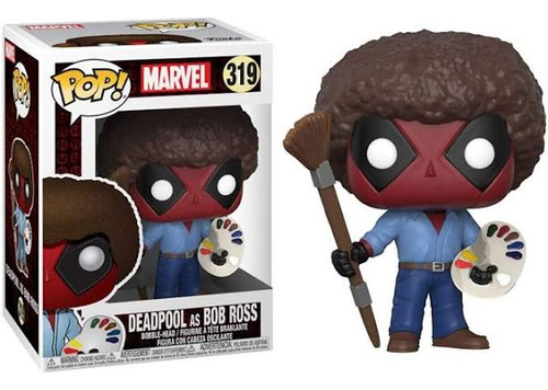 Figura de acción  Funko Deadpool Deadpool Bob Ross 30865 de Funko Pop!