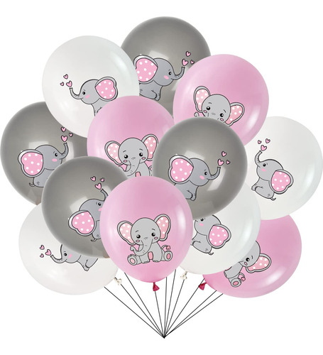 45pcs Globos De Elefantes - Decoraciones De Baby Shower De E