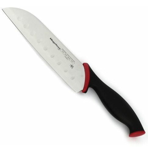 Imagen 2 de 2 de Cuchillo Santoku 17 Cm Acero Inoxidable Megafesa