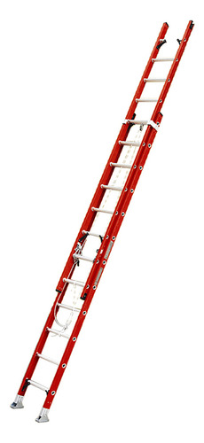 Escalera De Aluminio Extensible Dielecrica 6,4mt 2x12 Gamma 