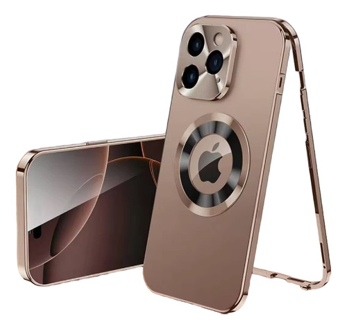 Case 360 Com Alumínio Pro Para iPhone 16 Pro Max