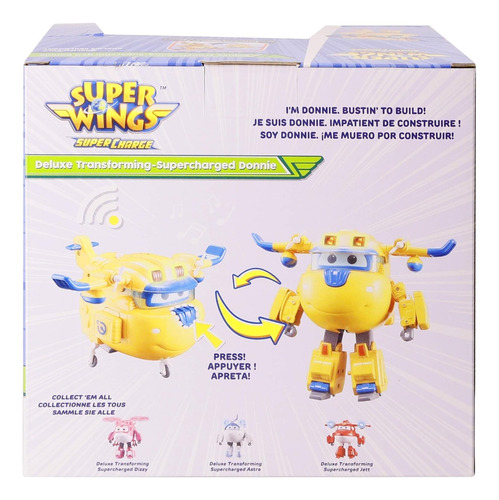 Super Wings Deluxe Transforming Supercharged Donnie