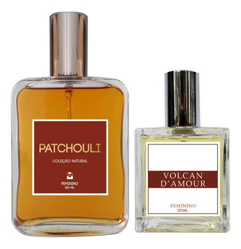 Kit Perfume Feminino - Patchouli 100ml + Volcan D'amour 30ml