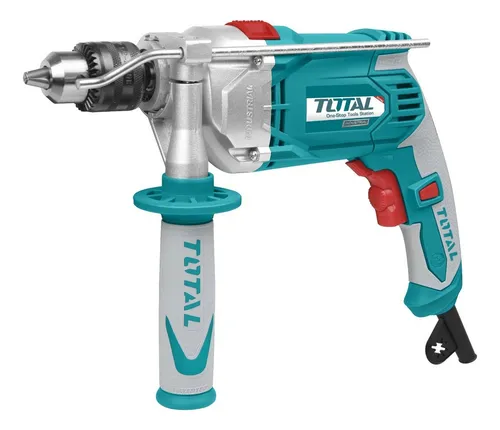 Taladro Atornillador Percutor Total 1010w Reversa V Variable