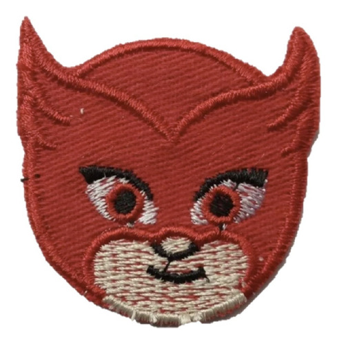 Parche Aplique Aplicacion Bordado Packx6 Pj Heroes 5cm Rojo