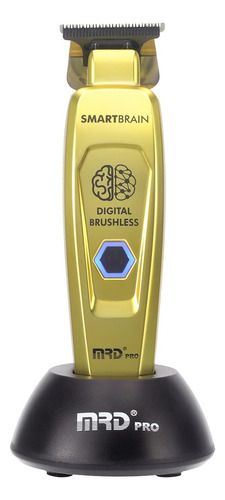 Patillera Barberia Mrd Pro Smart Brain Profesional Dorado 3c