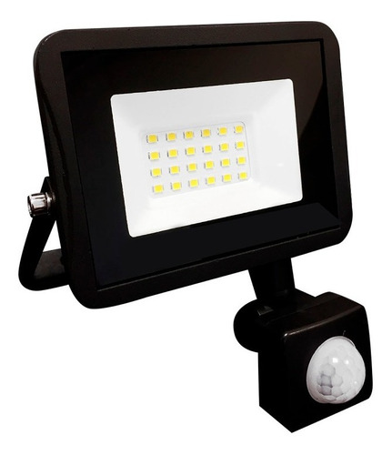 Reflector Led Con Sensor De Movimiento 10w Ld Slim Exterior