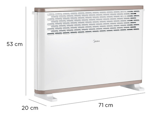 Convector Midea Hdy20k Color Blanco