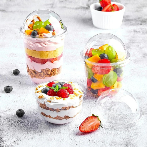 Vasos De Postre Desechables Para Pudín, 100 Unidades, 077
