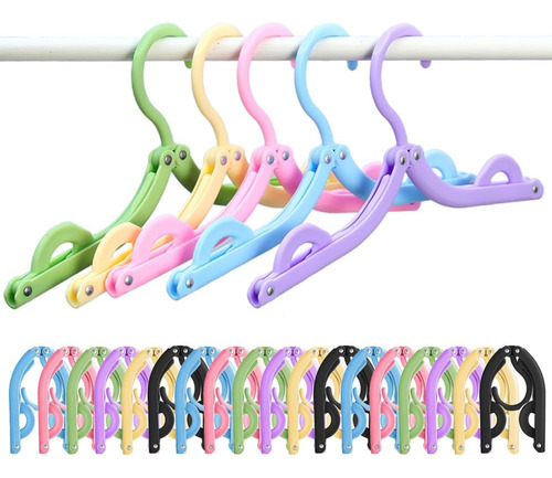 Percha Plegable De Viaje Portátil Multifuncional 18 Pcs