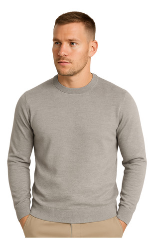 Sweater Hombre Cuello Redondo Premium Pullover Sueter