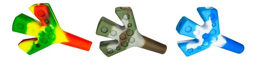 X3 Pipa Tubo Silicona Accesorio Fumar Tabaco Cigarrillos