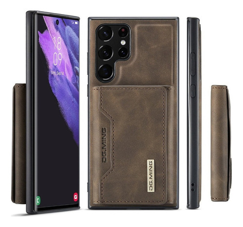 B Funda De Polipiel Tarjeta For Samsung Galaxy S20 S21 S22