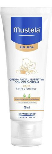 Crema Mustela Nutritiva Piel Seca con Cold Cream 40 ml