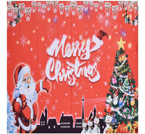 Christmas Tapestry, Fluffy Santa Rug, Christmas Wall Decor,