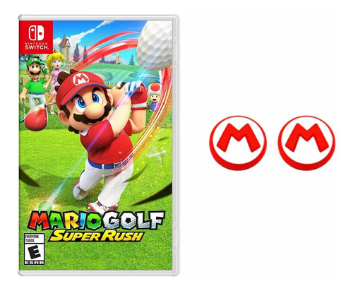 Mario Golf: Super Rush + 2 Grips Nintendo Switch Nuevo