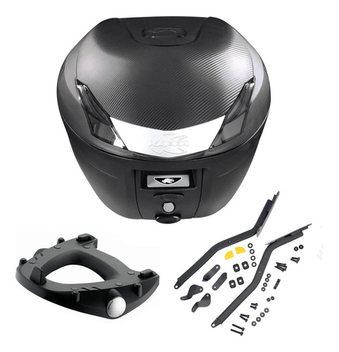 Baul Trasero 34l Con Soporte Kawasaki Versys 650 2006 A 2009