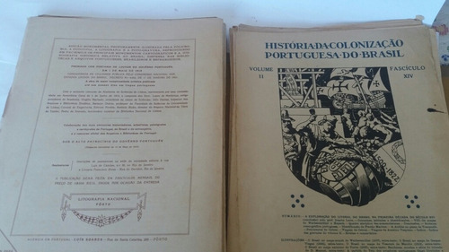 Antigas Capas Fascículos Historia Colonização Portuguesa Bra (Usado)