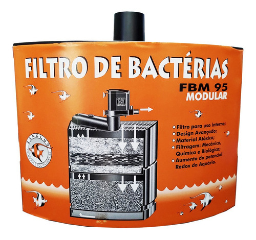 Zanclus Filtro De Bactérias 2 Gavetas - Fbm 95 - Até 100 L