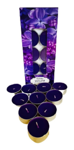 Vela Aromática Violeta Tealight - Goloka