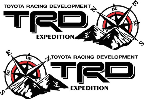 Stickers Para Toyota Trd Brujula Expedition2 Pick Up