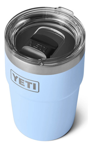 Yeti Rambler Stk Ms Vaso Termico 16oz Celeste Lisa
