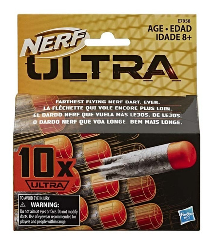 Nerf Ultra Repuesto Dardos Pack X 10 Hasbro