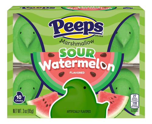Dulces Peeps Sour Watermelon Edicion Pascua 85g Americano