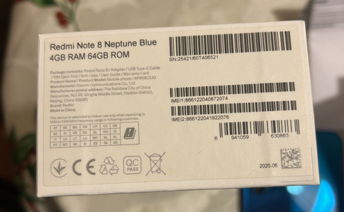 Xiaomi Redmi Note 8 Dual Sim 64gb 4gb Ram Azul (Usado)