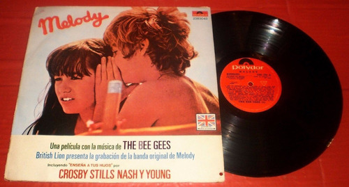 Bee Gees Crosby Still Nash & Young Melody 1973 Vinilo Lp Ost