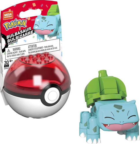 Juego De Construcción Mega Construx Pokemon Bulbasaur, Jugue