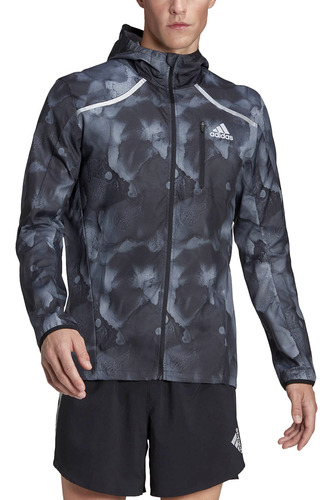 Campera Rompeviento adidas Running Marathon Hombre Ng Go