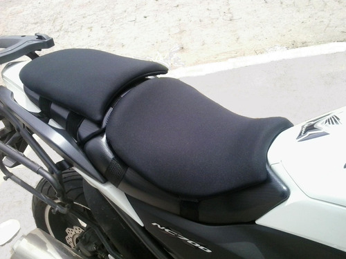 Almofadas De Gel Para Moto Kit Honda Nc700 E Nc750 Rubbergel