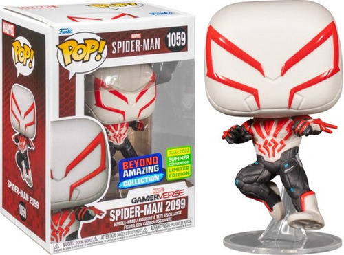 Funko Pop Spiderman 2099 Sdcc Exclusivo Con Detalle 