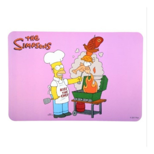 Mantel Individual Los Simpsons Diseño Original Deco Varios