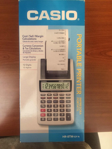 Calculadora Casio Portable Printed