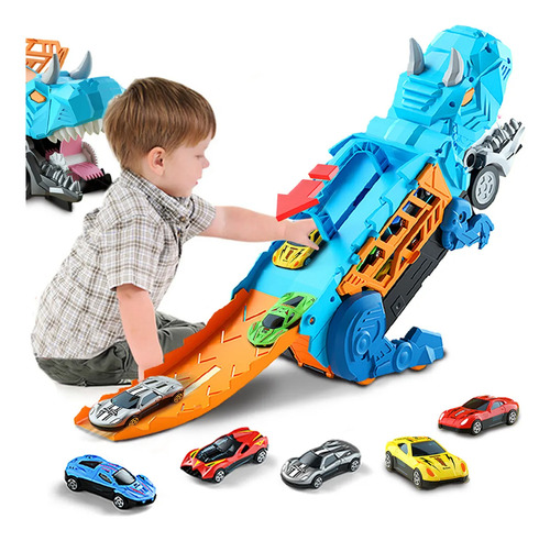 El Coche De Juguete Transforming Dinosaur Viene Con Coches P