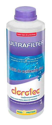 Ultrafilter Alguicida Clorotec X 1 Lt Piletas