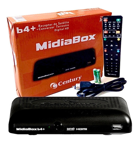 Midiabox B4 + Conversor Digital Lançamento Midia Box Century