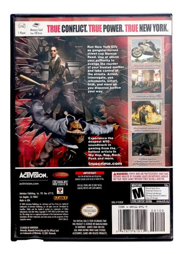 True Crime New York City Nintendo Game Cube (Reacondicionado)