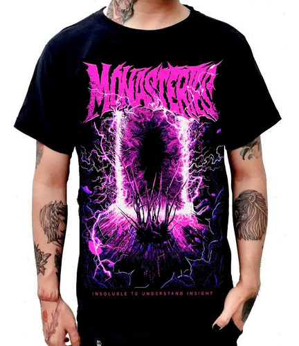 Playera Monasteries Banda Metal Deathcore