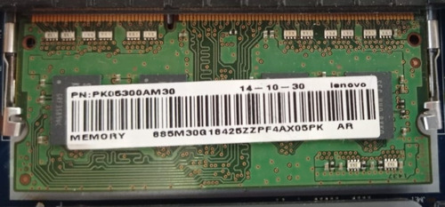 Memoria 4gb Ddr3 1600 Mhz Lenovo Pc3-12800 Sodimm Laptop