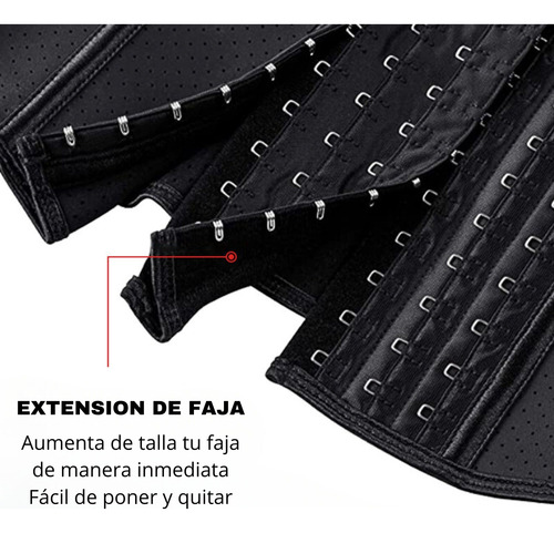 Extension Faja 25 Varillas 30 Cm 3 Lineas Broches Mas Talla