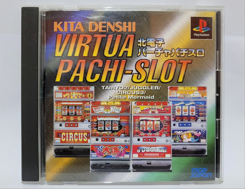 Kita Denshi Virtual Pachi Slot, Jogo Original Japonês De Ps1