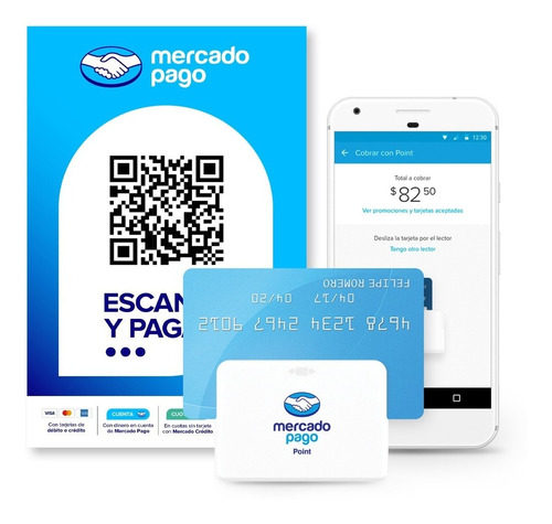 Mercado Pago Point Bluetooth - Lector De Tarjetas Mpos