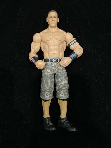 Figura Wwe John Cena Camo Pants Rare Mattel 2011