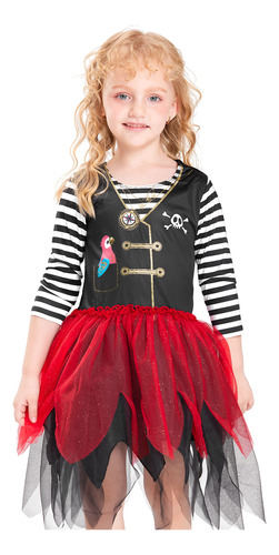 Ikali Disfraz De Pirata Para Nias, Vestido De Princesa Para