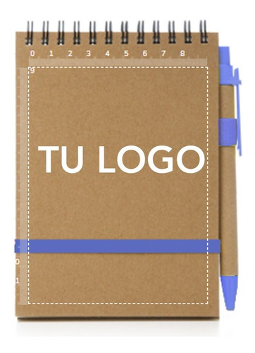 Cuaderno Anotador Ecológico Reuseme Opcional Logo * Recoleta